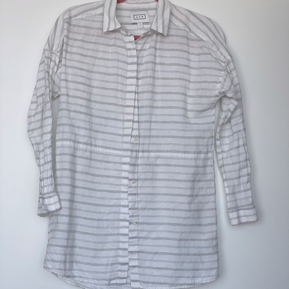 AYR 100% linen shirt xs